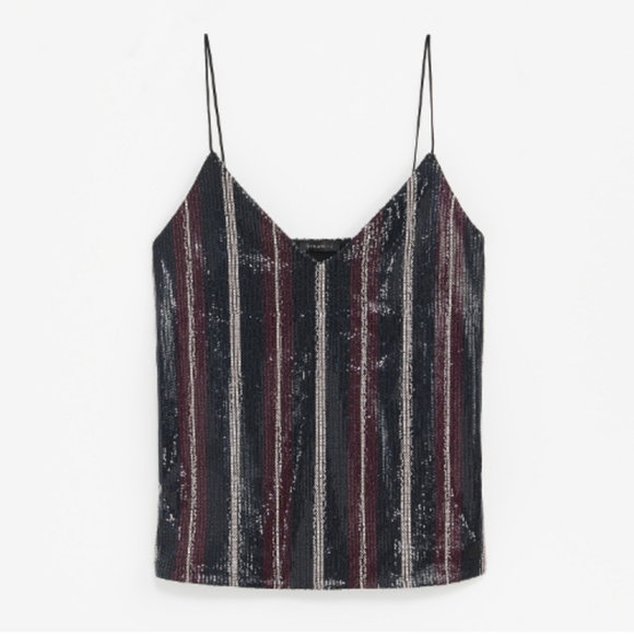 DYNAMITE Sequin Tank Top Size Small NWOT - Picture 1 of 8